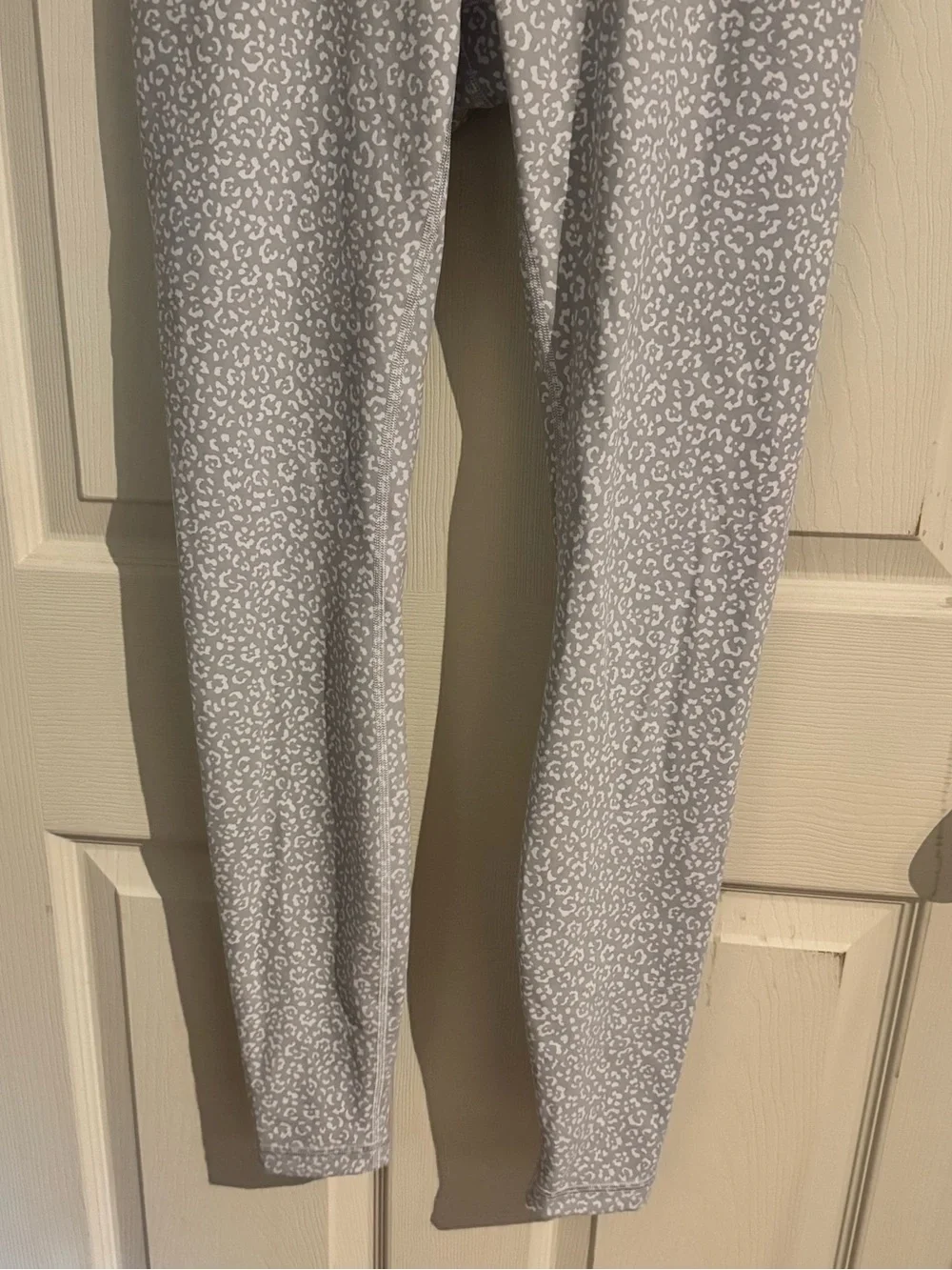Lululemon Women Wunder Train HR TightLegging 25” LDSM GrayWhite 6 New Leopard